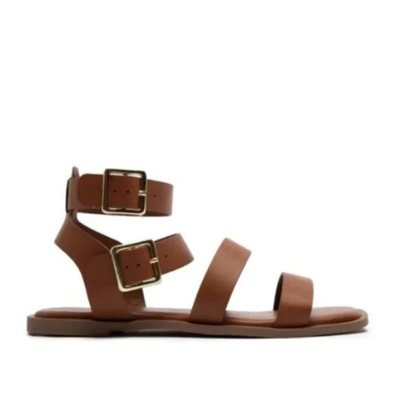 !! NEW !! Strappy Gladiator Sandals in Gold Champagne - Picture 11 of 12